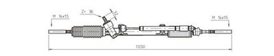 Steering Gear GENERAL RICAMBI BW4006