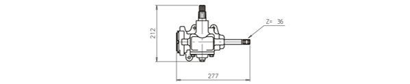 GENERAL RICAMBI CH4001 Steering Gear