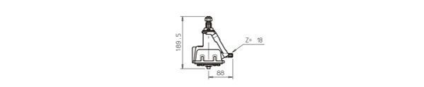 GENERAL RICAMBI FI4028 Steering Gear