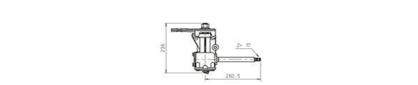 GENERAL RICAMBI FI4043 Steering Gear