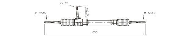 GENERAL RICAMBI FI4103 Steering Gear