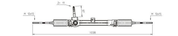 GENERAL RICAMBI FI4114 Steering Gear