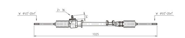 GENERAL RICAMBI FO4003 Steering Gear