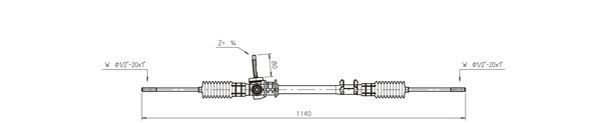 GENERAL RICAMBI FO4005 Steering Gear