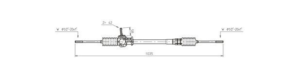 GENERAL RICAMBI FO4006 Steering Gear