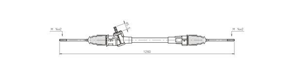GENERAL RICAMBI FO4008 Steering Gear