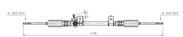 GENERAL RICAMBI FO4021 Steering Gear