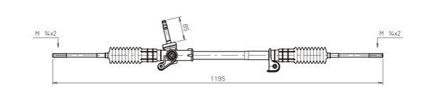 GENERAL RICAMBI FO4023 Steering Gear