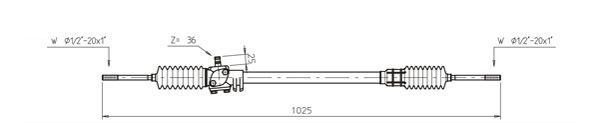 GENERAL RICAMBI IN4005 Steering Gear