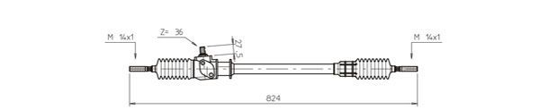 GENERAL RICAMBI IN4008 Steering Gear