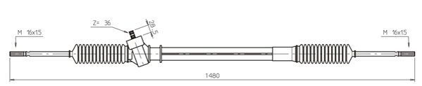 GENERAL RICAMBI IV4001 Steering Gear