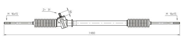 GENERAL RICAMBI IV4002 Steering Gear