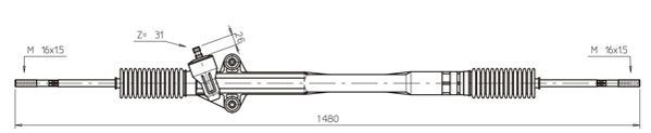 GENERAL RICAMBI IV4003 Steering Gear