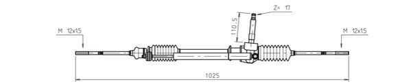 GENERAL RICAMBI LA4006 Steering Gear
