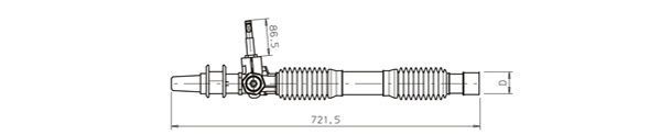 GENERAL RICAMBI OP4005 Steering Gear