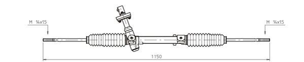 GENERAL RICAMBI OP4008 Steering Gear