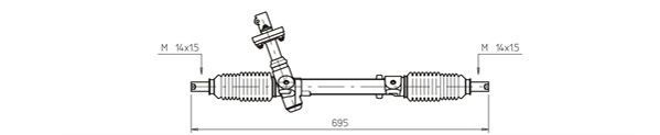 GENERAL RICAMBI OP4011 Steering Gear