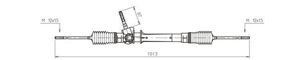 GENERAL RICAMBI OP4014 Steering Gear