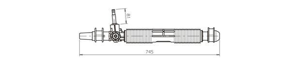 GENERAL RICAMBI OP4036 Steering Gear
