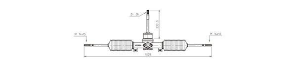 GENERAL RICAMBI PO4002 Steering Gear