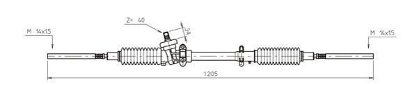 GENERAL RICAMBI PO4004 Steering Gear