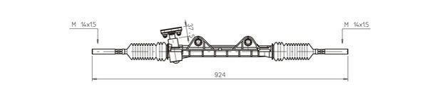 GENERAL RICAMBI RE4002 Steering Gear