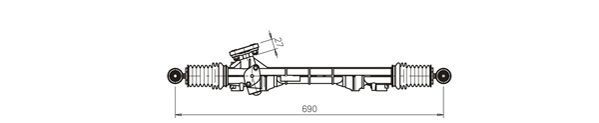 GENERAL RICAMBI RE4017 Steering Gear