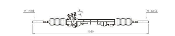 GENERAL RICAMBI RE4021 Steering Gear