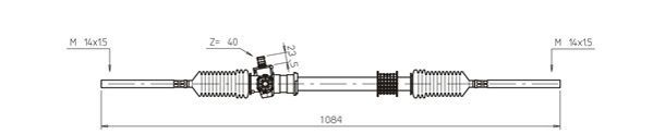 GENERAL RICAMBI RE4028 Steering Gear