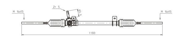 GENERAL RICAMBI RE4033 Steering Gear
