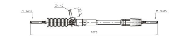 GENERAL RICAMBI RE4034 Steering Gear