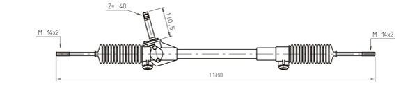 GENERAL RICAMBI SA4001 Steering Gear