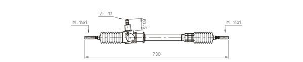 GENERAL RICAMBI SE4007 Steering Gear