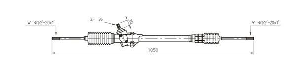 GENERAL RICAMBI TA4013 Steering Gear