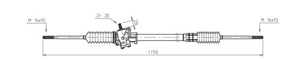 GENERAL RICAMBI VO4002 Steering Gear