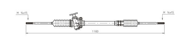 GENERAL RICAMBI VO4003 Steering Gear