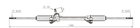 GENERAL RICAMBI WW4033 Steering Gear