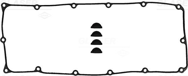 GLASER V59523-00 Gasket Set, cylinder head cover