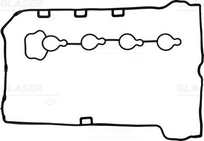 Gasket Set, cylinder head cover GLASER V90337-00