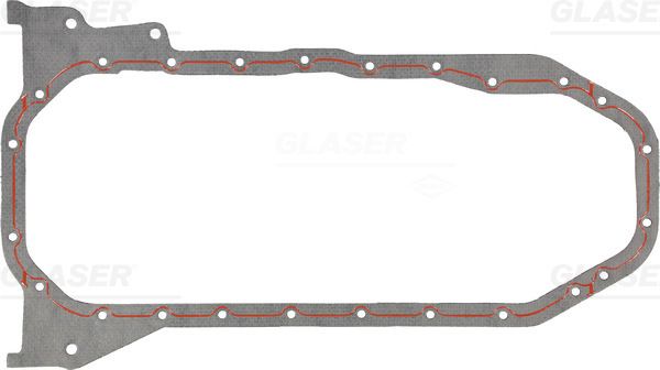 GLASER X54131-01 Gasket, oil sump