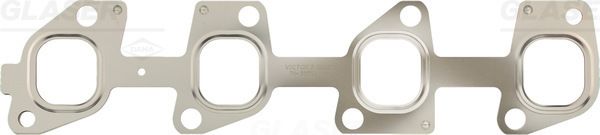 GLASER X82351-01 Gasket, exhaust manifold
