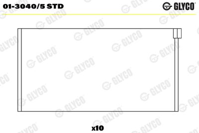 Connecting Rod Bearing GLYCO 01-3040/5 STD