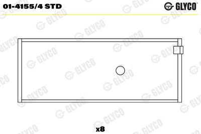 Connecting Rod Bearing GLYCO 01-4155/4 STD