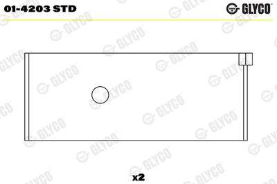 Connecting Rod Bearing GLYCO 01-4203 STD