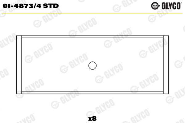 GLYCO 01-4873/4 STD Connecting Rod Bearing