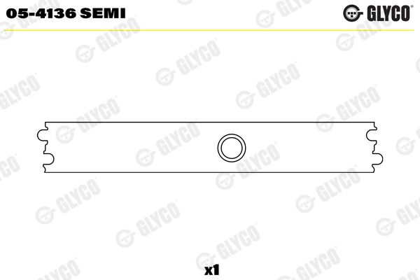 GLYCO 05-4136 SEMI Small End Bushes, connecting rod