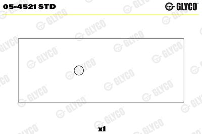 Small End Bushes, connecting rod GLYCO 05-4521 STD
