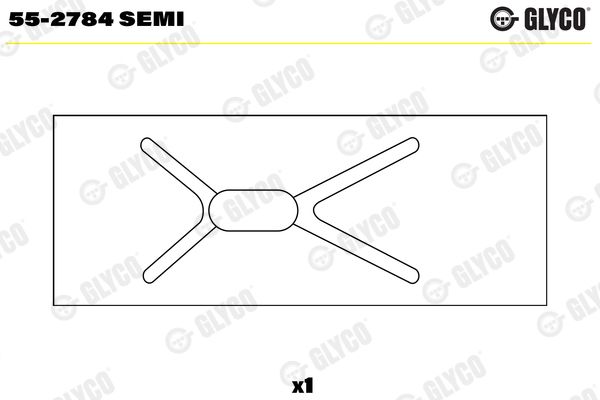 GLYCO 55-2784 SEMI Small End Bushes, connecting rod