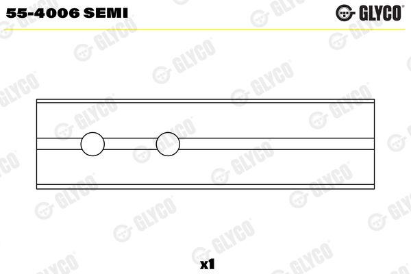 GLYCO 55-4006 SEMI Small End Bushes, connecting rod