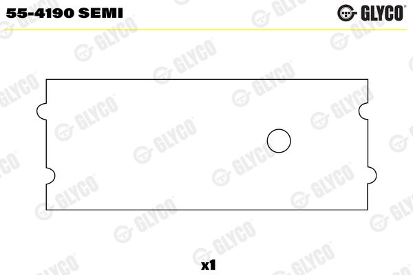 GLYCO 55-4190 SEMI Small End Bushes, connecting rod